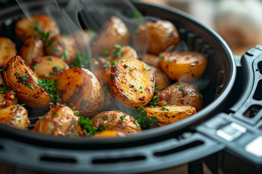 air fryer cooking