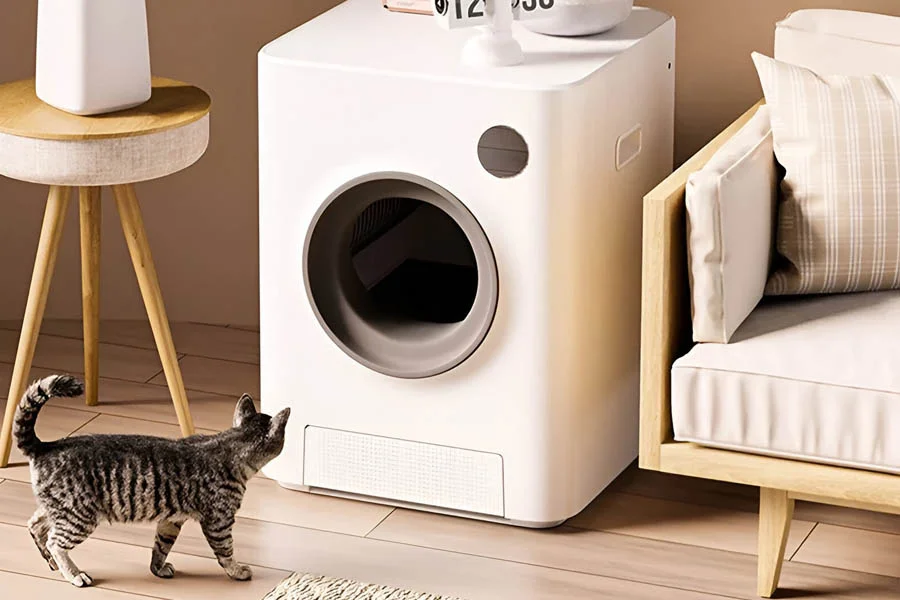 cat litter box that cleans itself