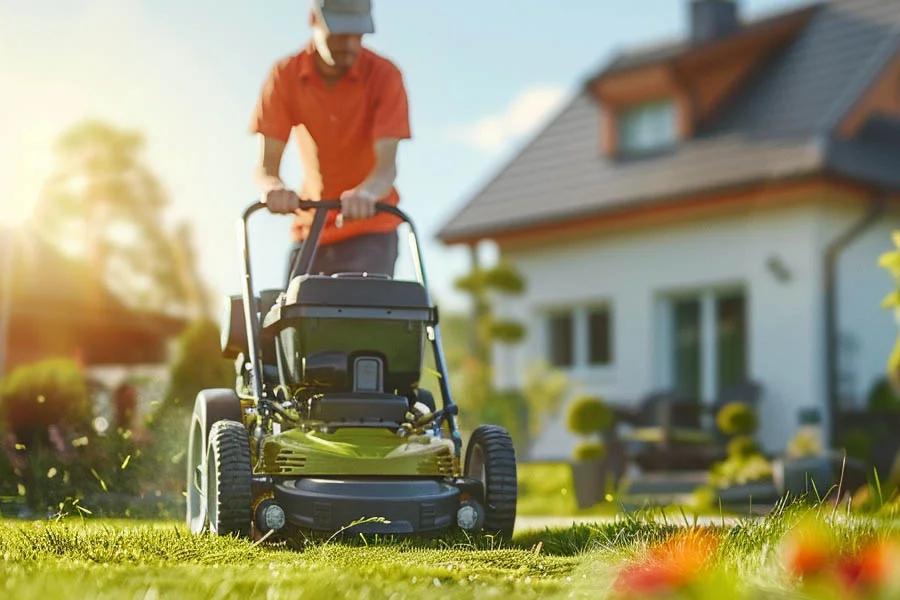 battery electric lawn mower