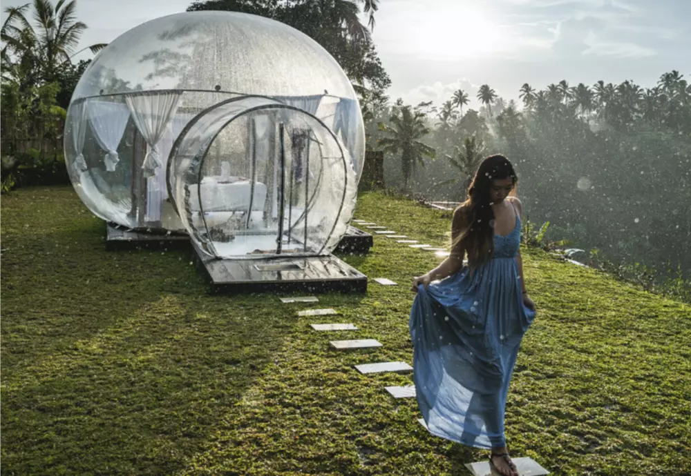 bubble tent house