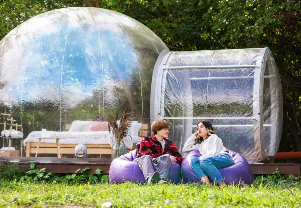 outdoor see through bubble tent