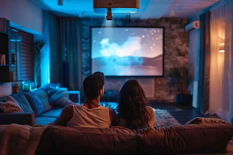 projector for home with screen